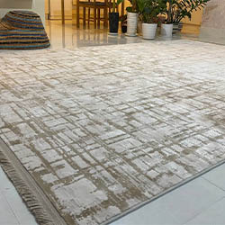 فرش قهوه ای