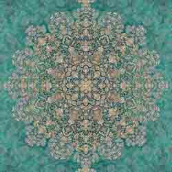 فرش آبی کاربنی