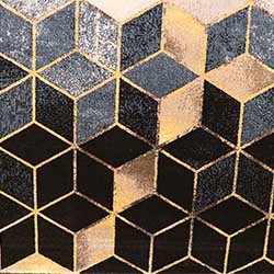 فرش سیاه و سفید