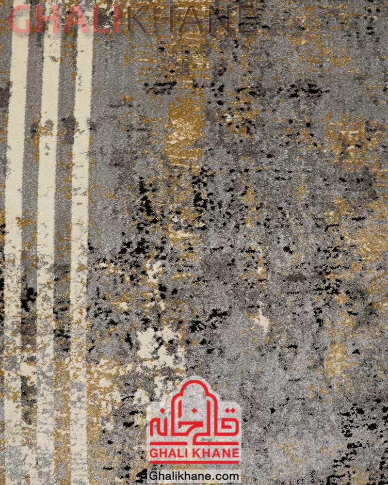 فرش ساوین کد 4137 نقره ای