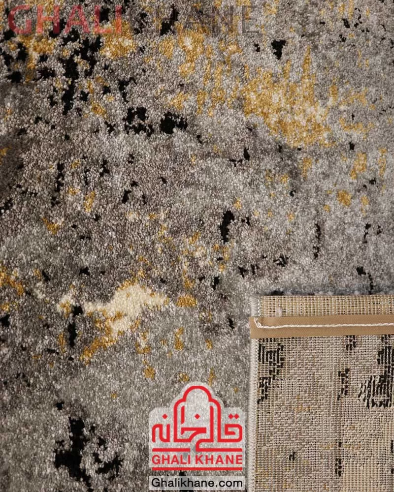 گلیم فرش ساوین کد 4137 نقره ای