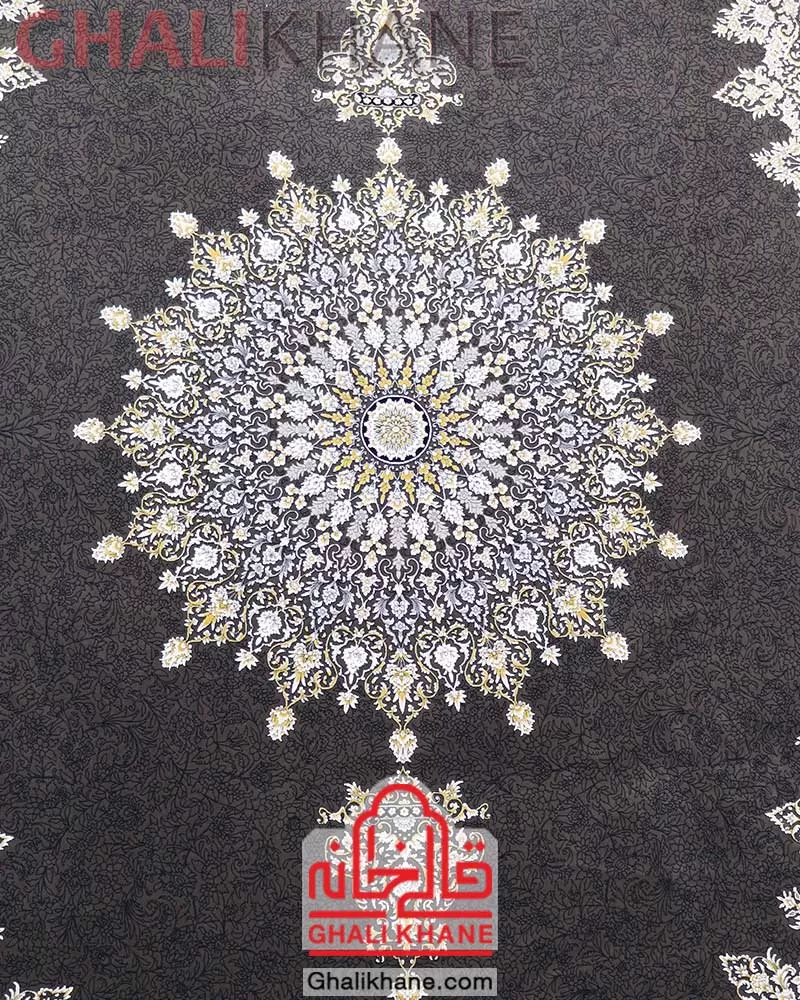 فرش زمرد مشهد کد 23007 الماسی