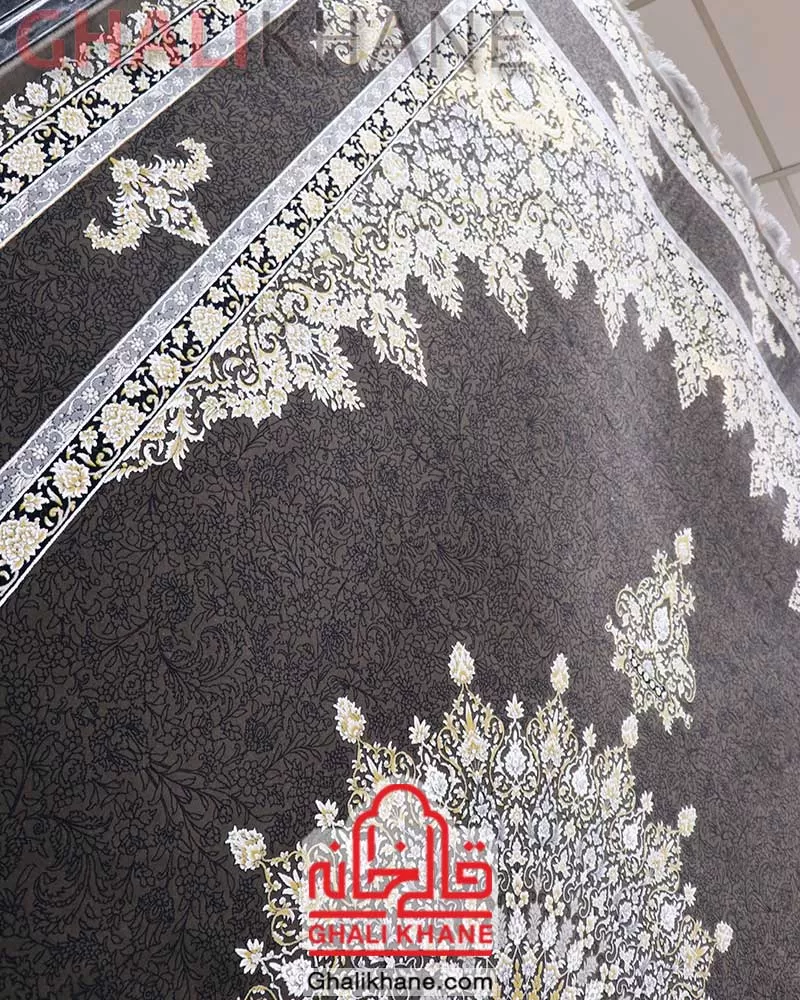 فرش زمرد مشهد کد 23007 الماسی