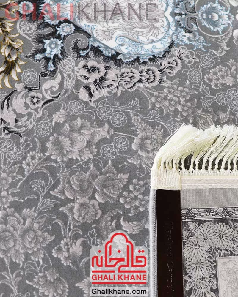 فرش ماشینی مشهد کد 806002 طوسی