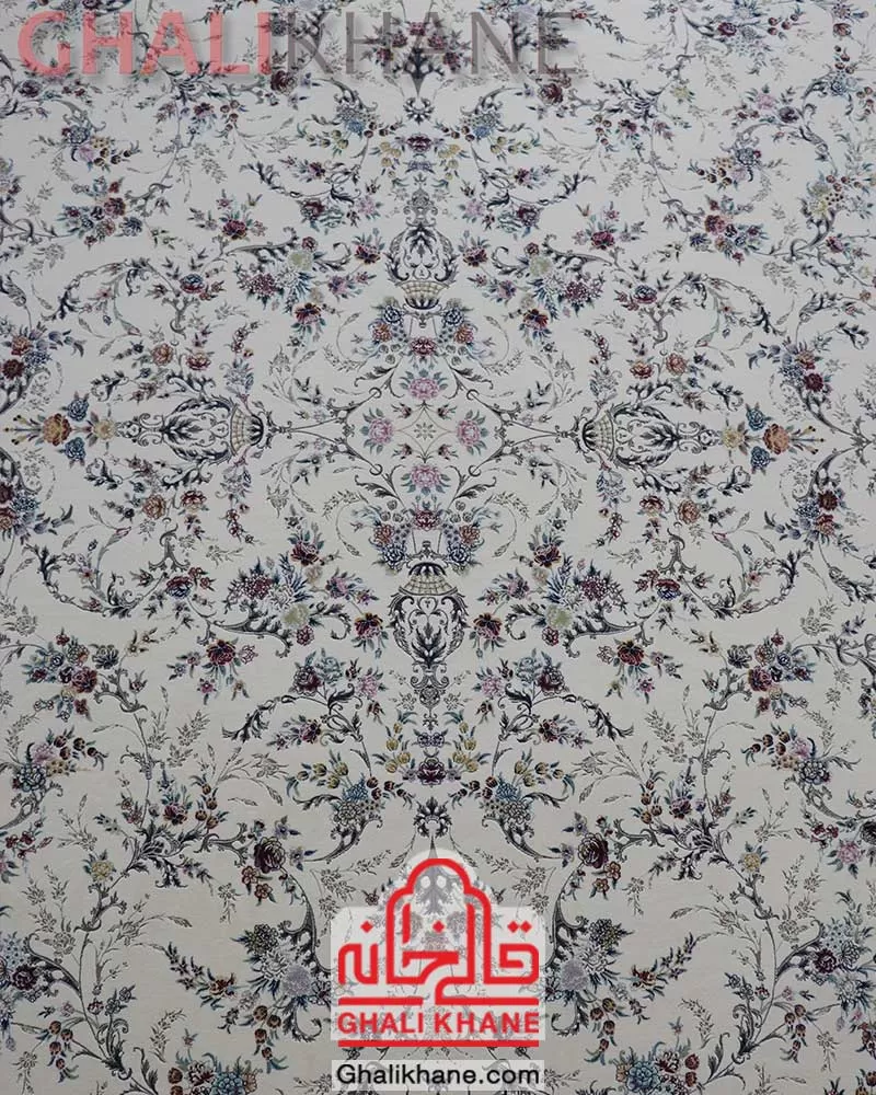 فرش مشهد 1500 شانه کرم کد 813012