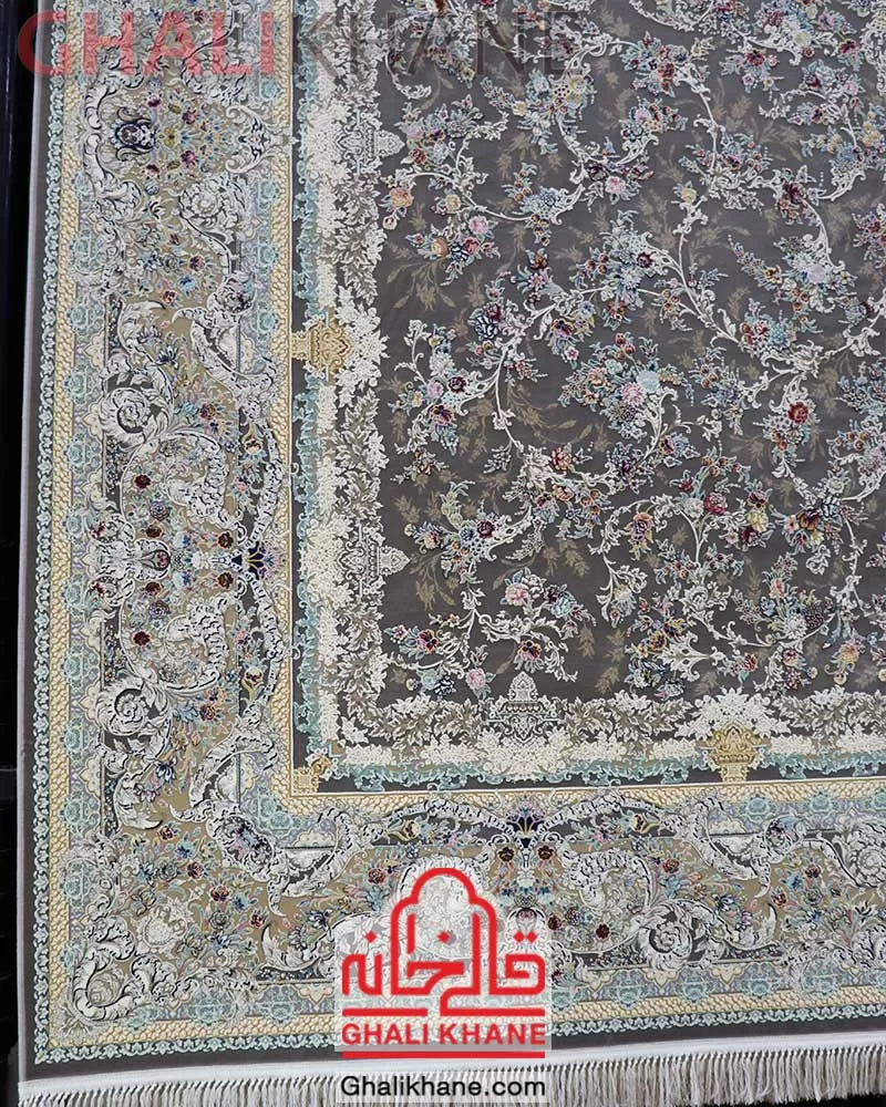 فرش مشهد کد 813012 طوسی