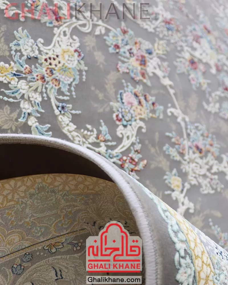 فرش 1500 شانه مشهد طوسی کد 813012