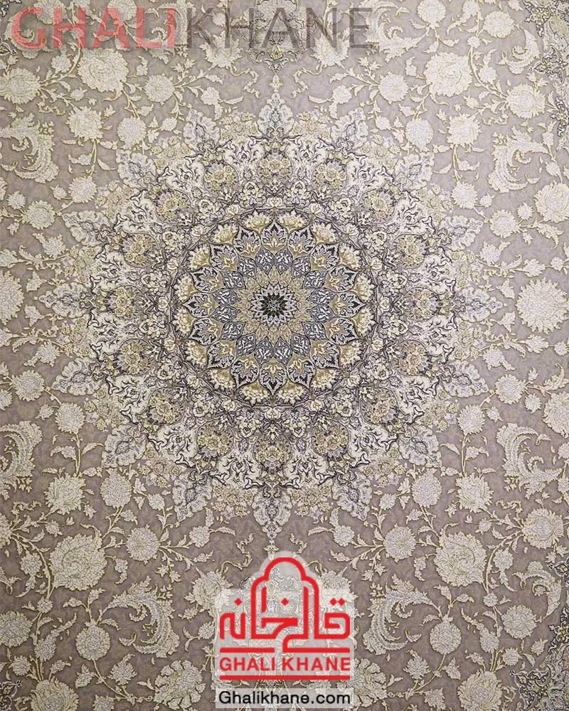 فرش تهران طرح اصفهان طلاکوب