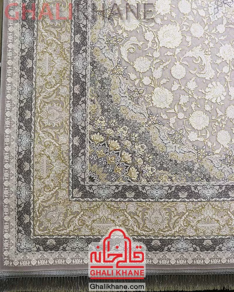 فرش تهران طرح اصفهان طلاکوب