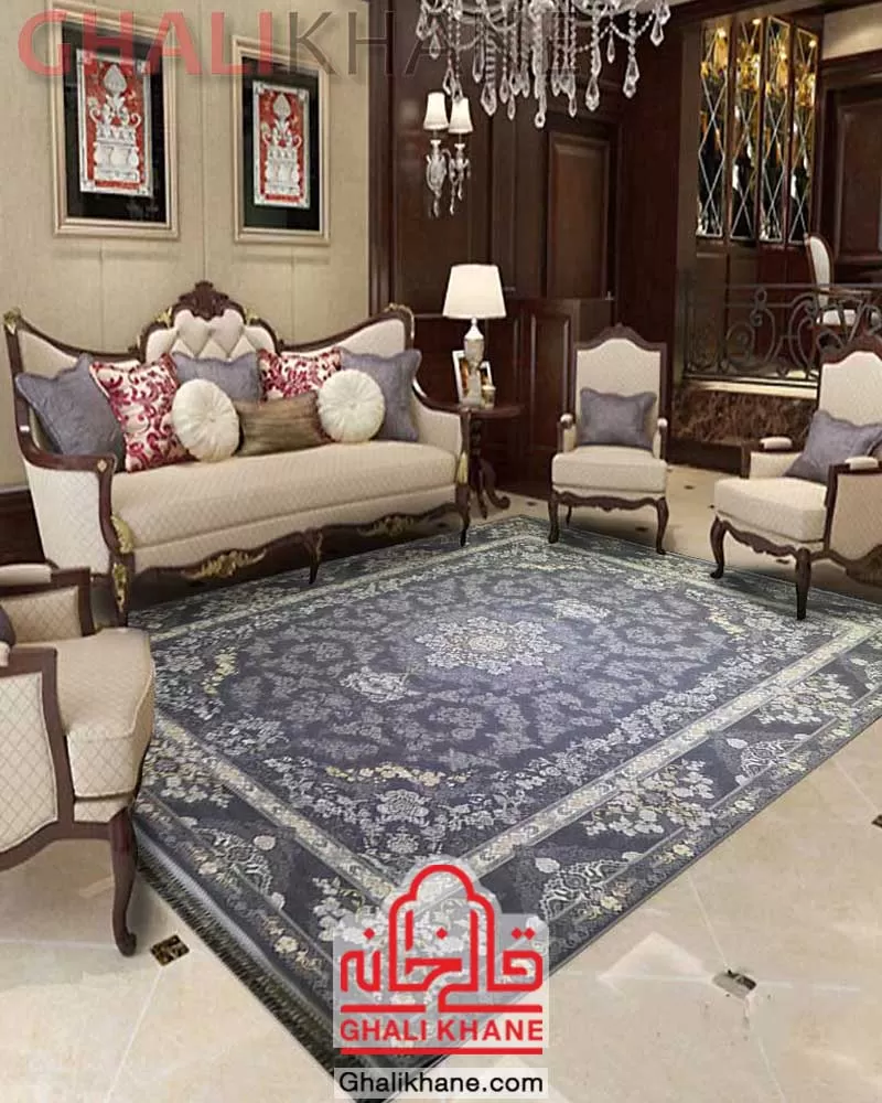 فرش ماشینی تهران طرح دوریس طلاکوب طوسی