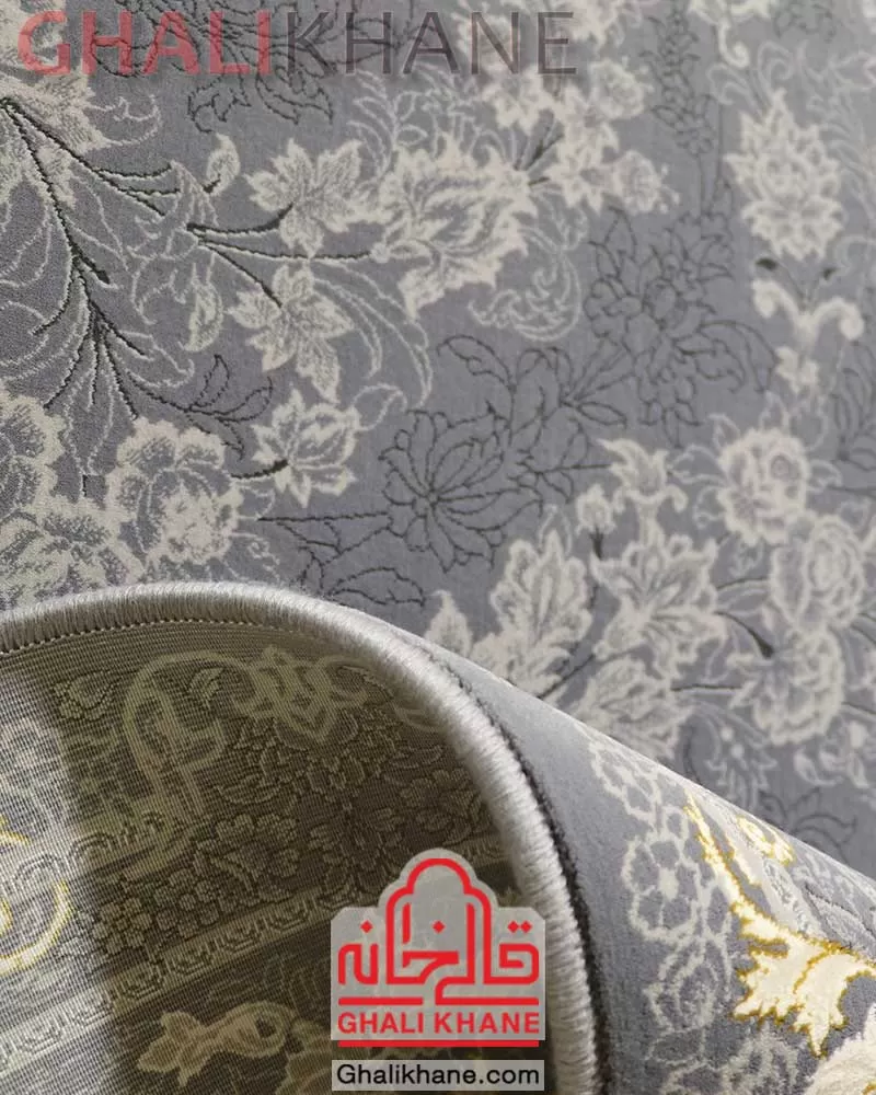 فرش تهران 1200 شانه طرح دوریس طلاکوب طوسی