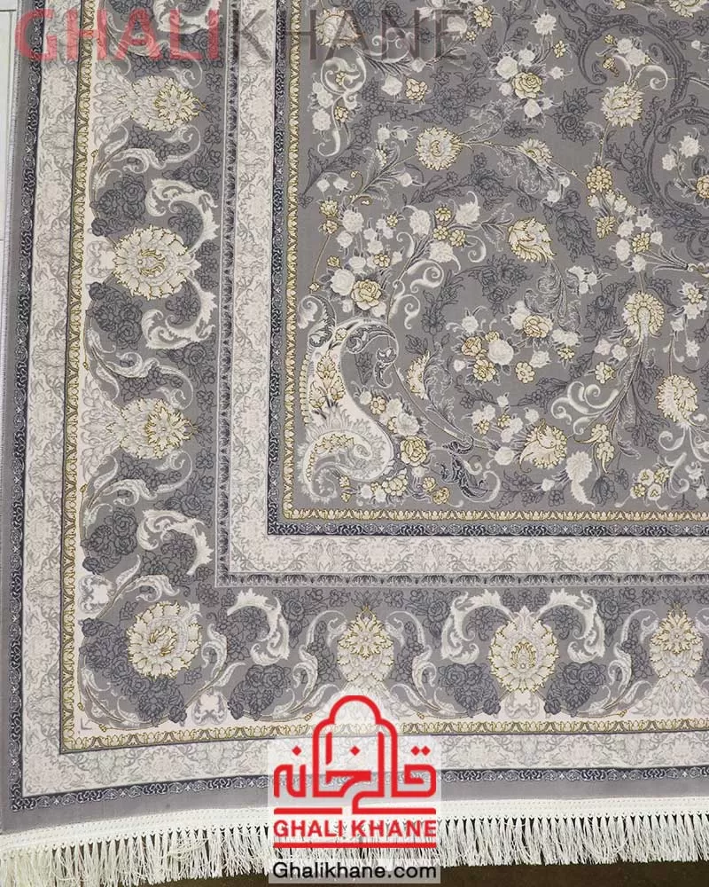 فرش 1200 شانه تهران طرح سوین طلاکوب فیلی