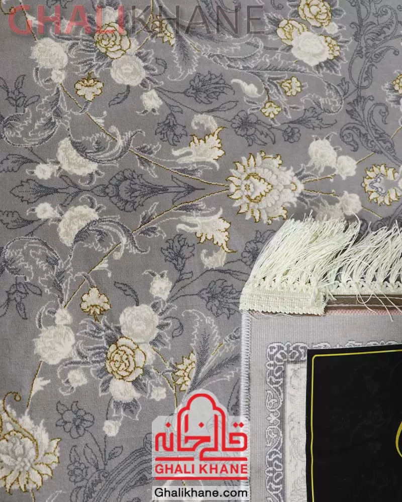 فرش تهران 1200 شانه طرح سوین طلاکوب فیلی