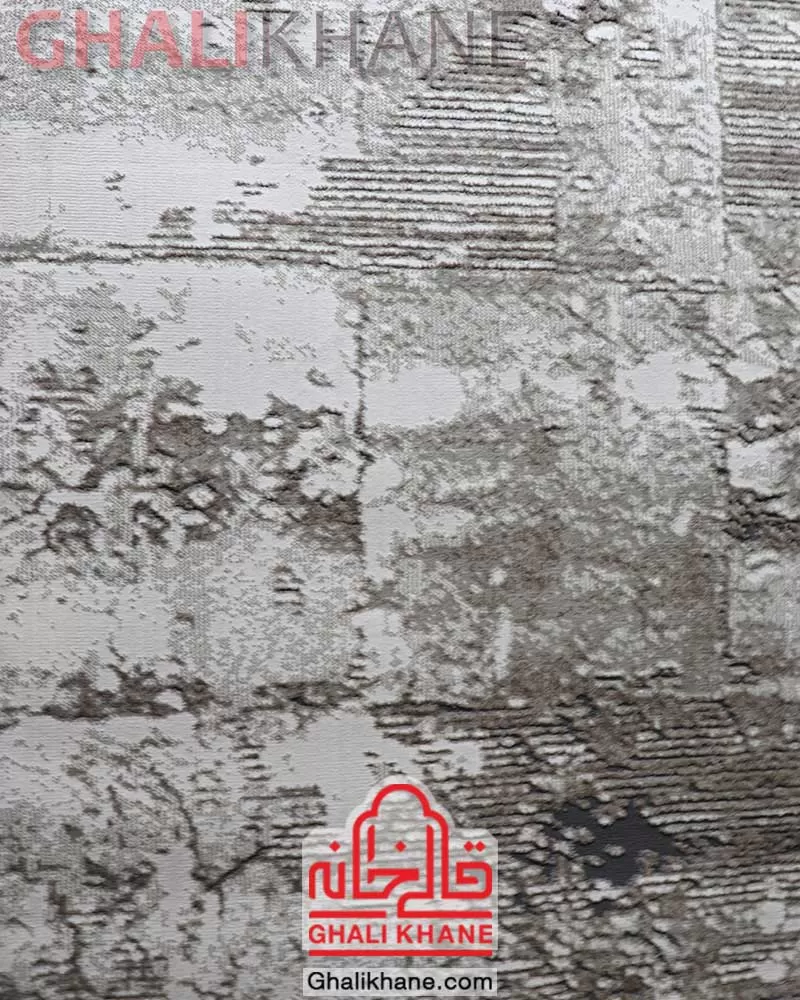 فرش مدرن پریمیوم کد P09 زمینه نسکافه ای