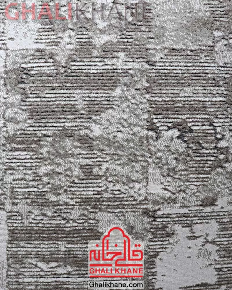 فرش مدرن پریمیوم کد P09 زمینه نسکافه ای