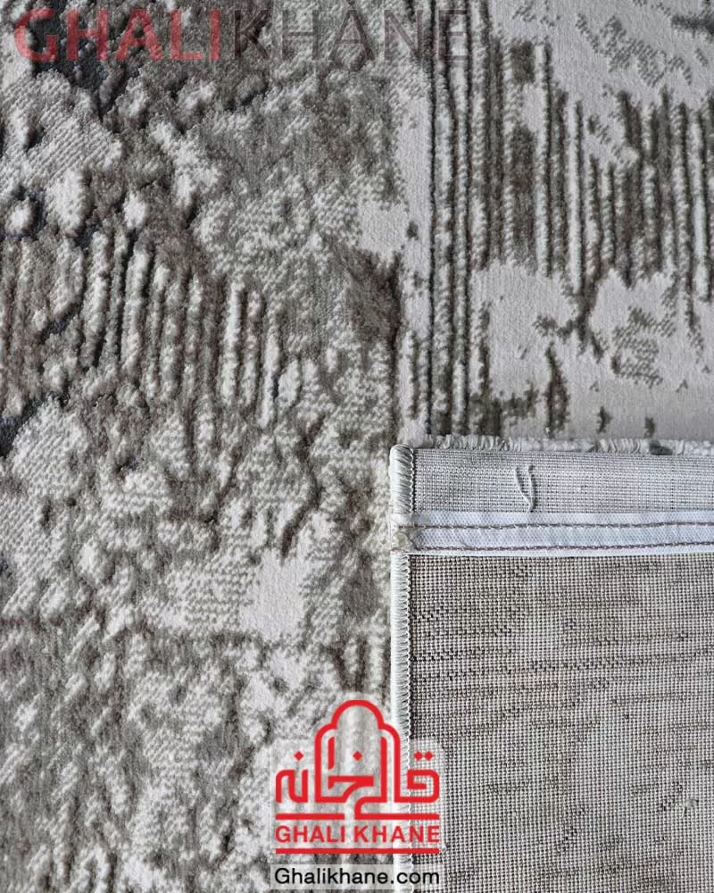 فرش مدرن پریمیوم کد P09 زمینه نسکافه ای