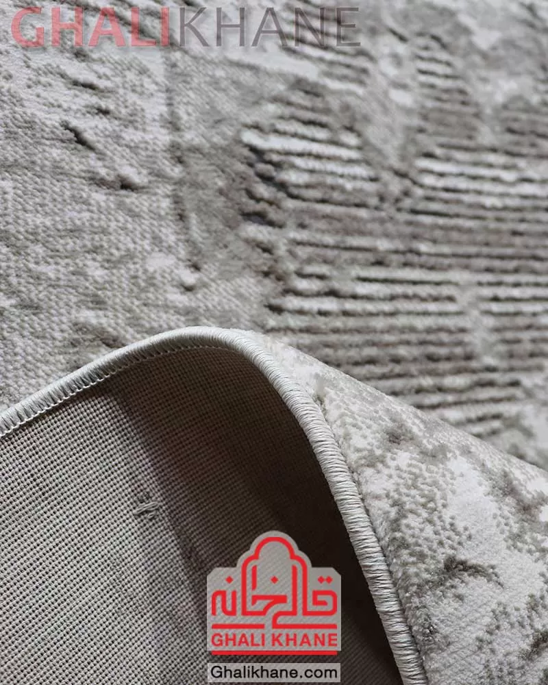 فرش مدرن پریمیوم کد P09 زمینه نسکافه ای