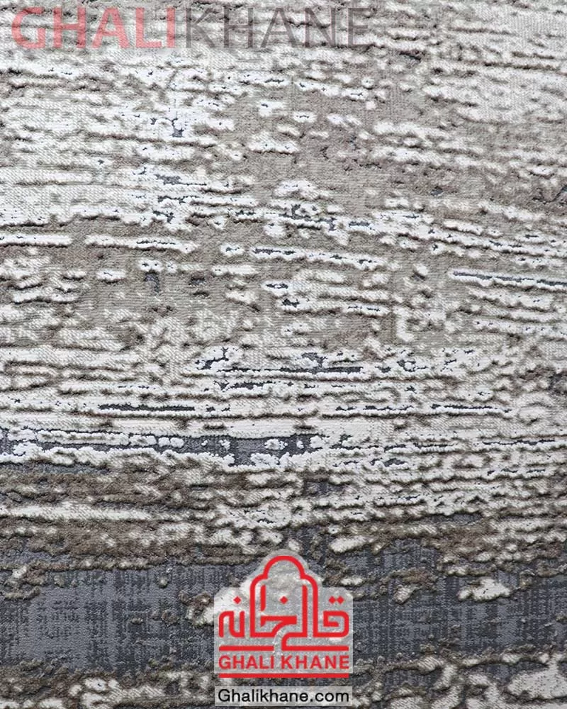 فرش مدرن پریمیوم کد P52 زمینه نسکافه ای