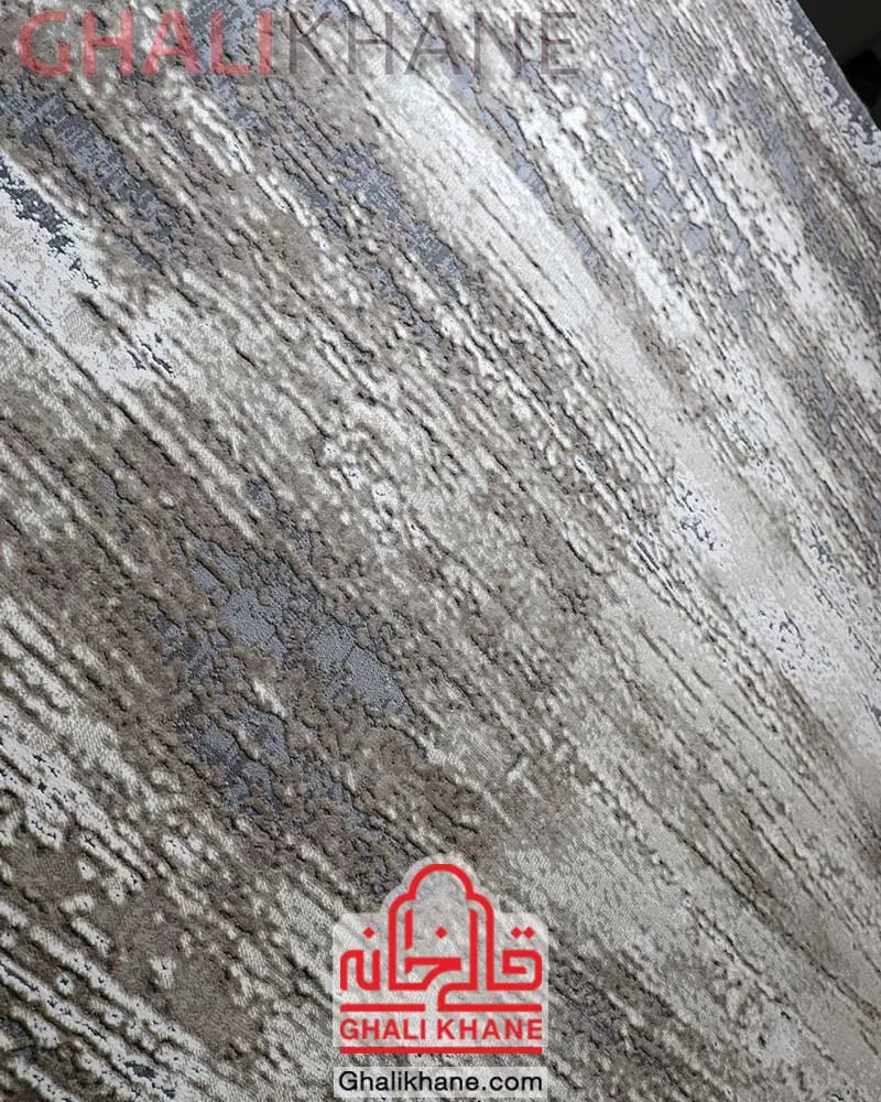 فرش مدرن پریمیوم کد P52 زمینه نسکافه ای