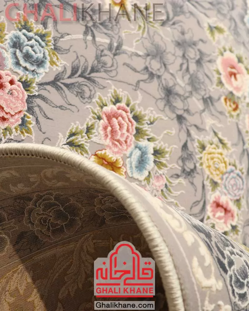 فرش ایده آل طرح ارغوان فیلی 1200 شانه