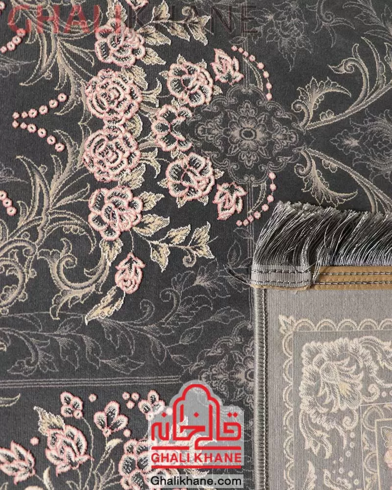 فرش ایده آل طرح ترنم دودی