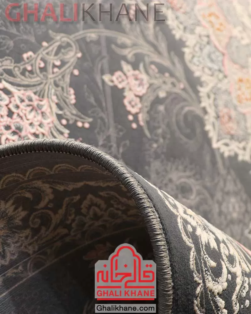 فرش ایده آل طرح ترنم دودی 1200 شانه