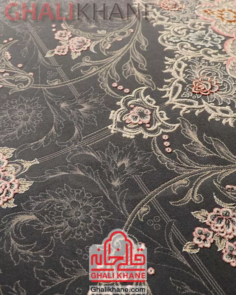 فرش ایده آل طرح ترنم دودی