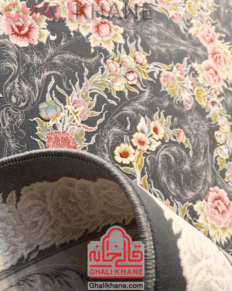 فرش ایده آل طرح خوشه دودی 1200 شانه