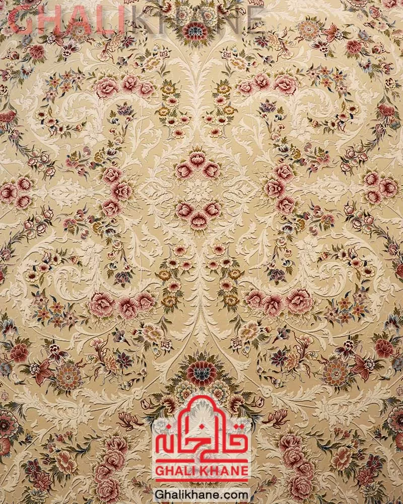 فرش ایده آل طرح خوشه کرم