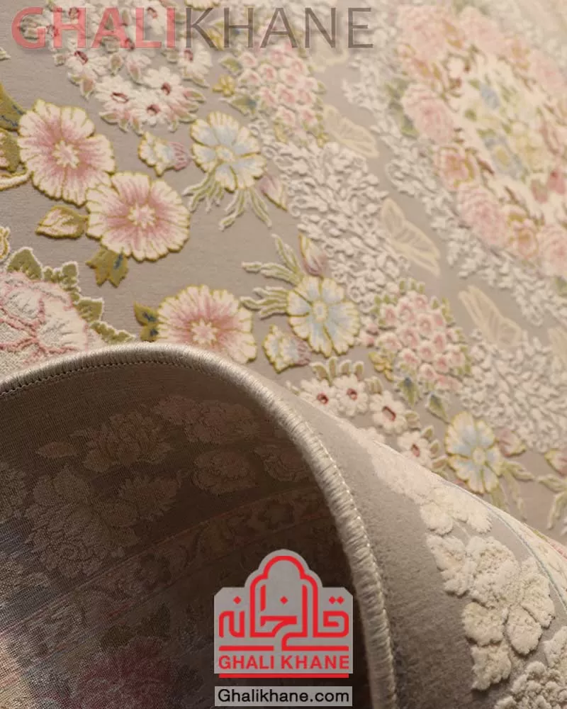 فرش ایده آل طرح رزیتا فیلی 1200 شانه کاشان