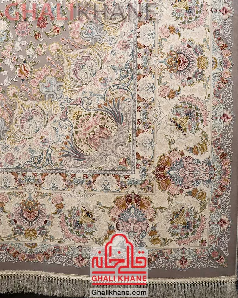 فرش ایده آل طرح گلسار فیلی 1200 شانه