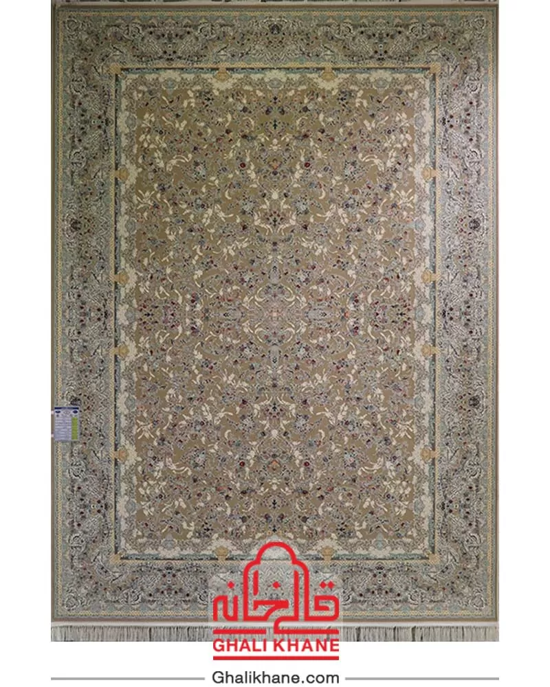 فرش مشهد کد 813012 بژ 1500 شانه