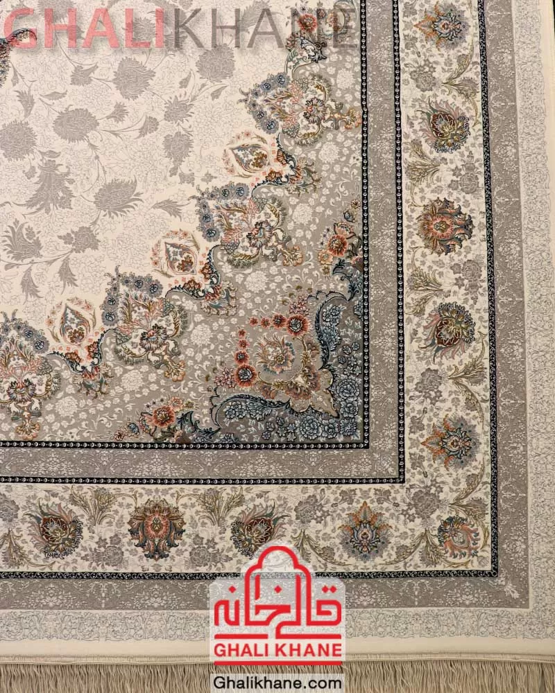 فرش نگین مشهد کد 1221 کرم