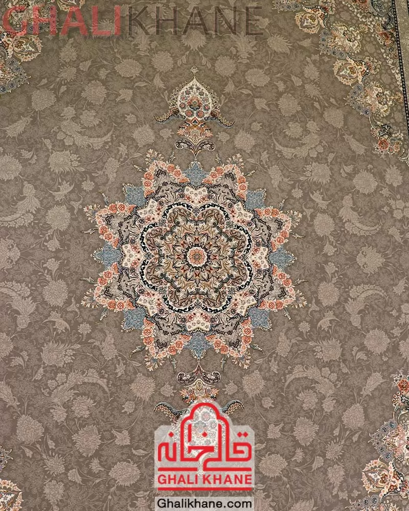 فرش نگین مشهد کد 1221 طوسی
