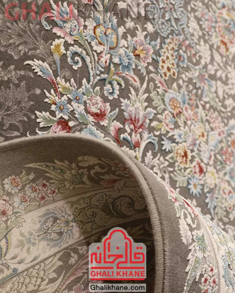 فرش زمرد مشهد 1500 شانه کد 55005 الماسی