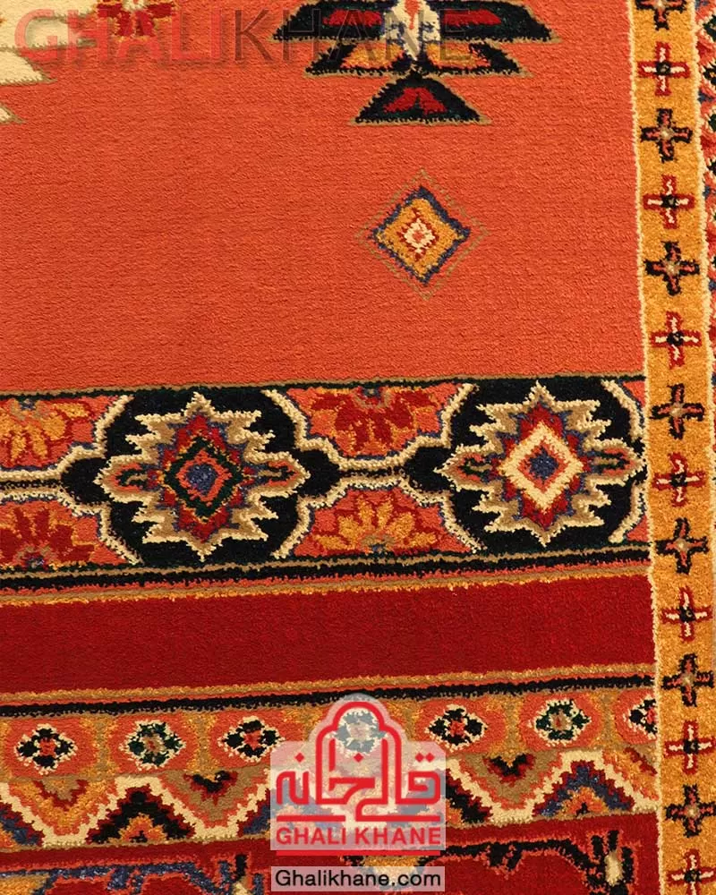 گلیم فرش ستاره کویر یزد کلکسیون شاهسون کد SH-B001-5030