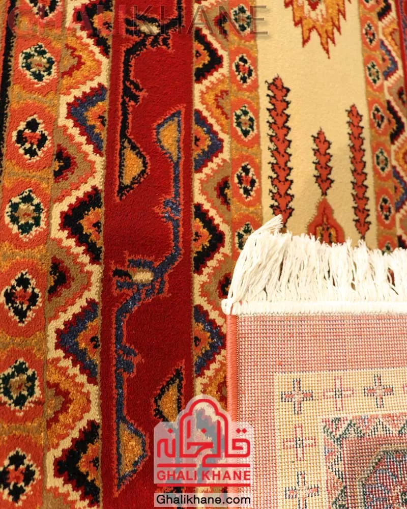 گلیم فرش ستاره کویر یزد کلکسیون شاهسون کد SH-B001-5030