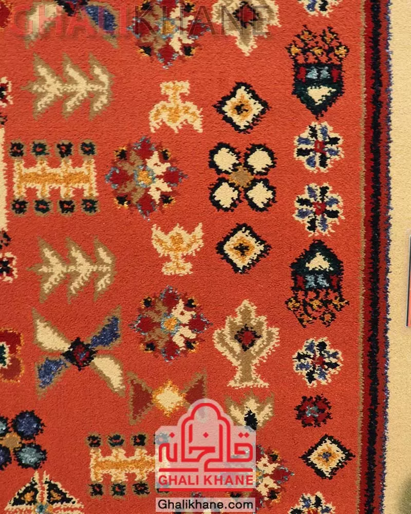 گلیم فرش ستاره کویر یزد کلکسیون شاهسون کد SH-B008-5039