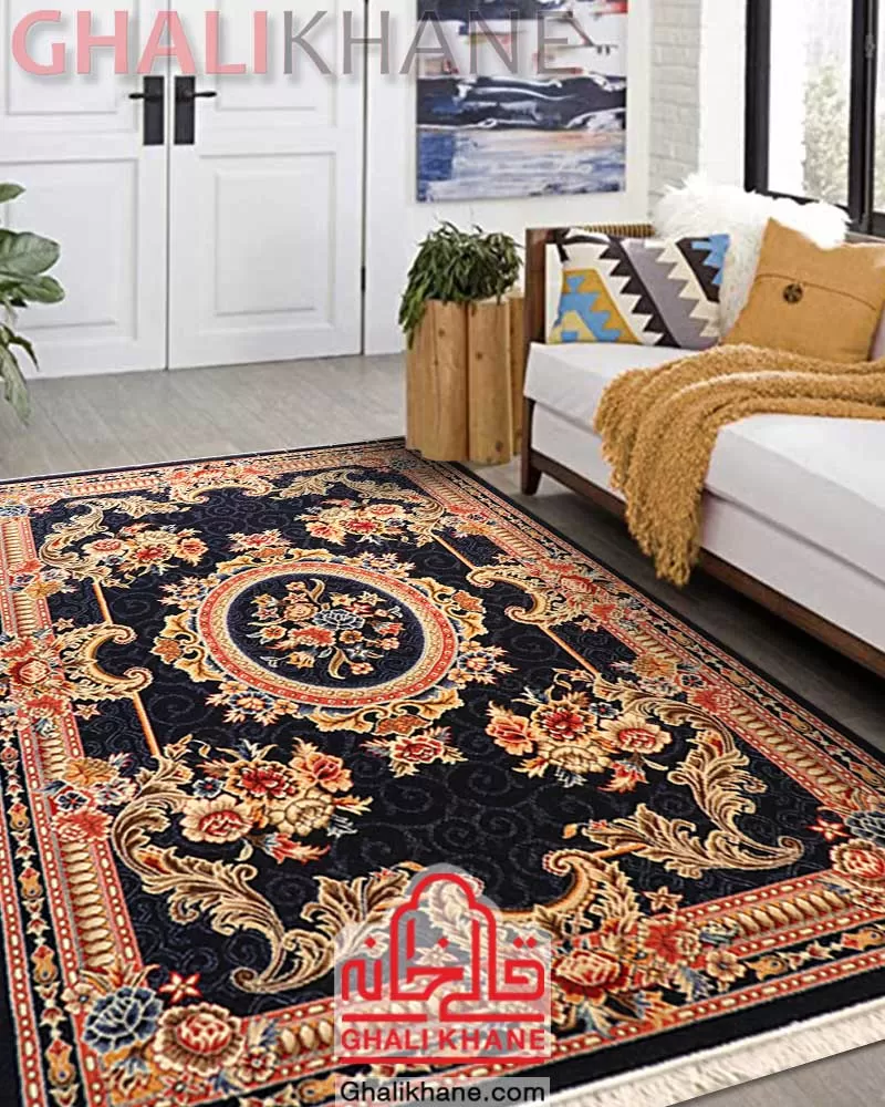 گلیم فرش ستاره کویر یزد کلکسیون شاهسون کد SH-B038-5194