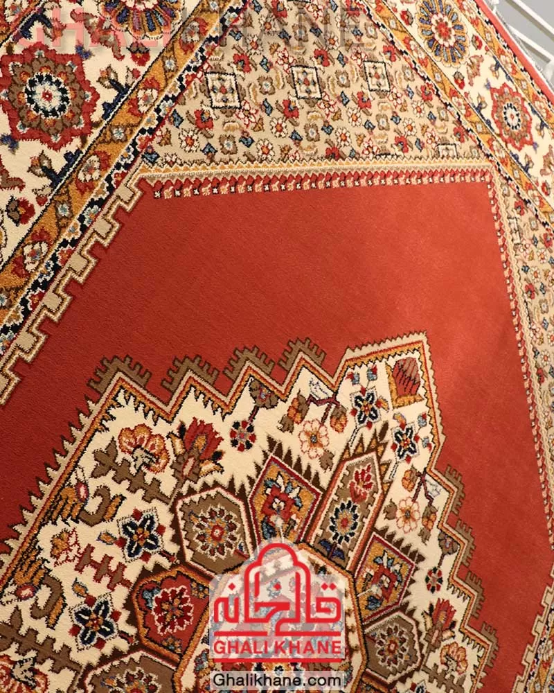 گلیم فرش ستاره کویر یزد کلکسیون شاهسون کد SH-B040-5140