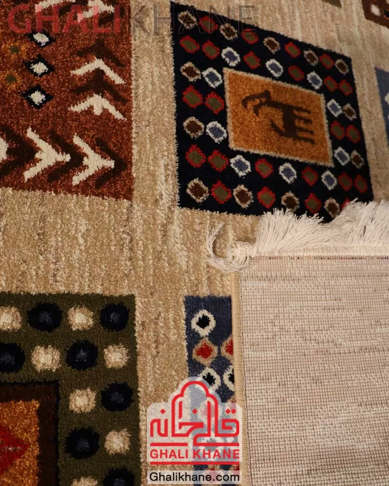 گلیم فرش ستاره کویر یزد کلکسیون شاهسون کد SH-B072-8800