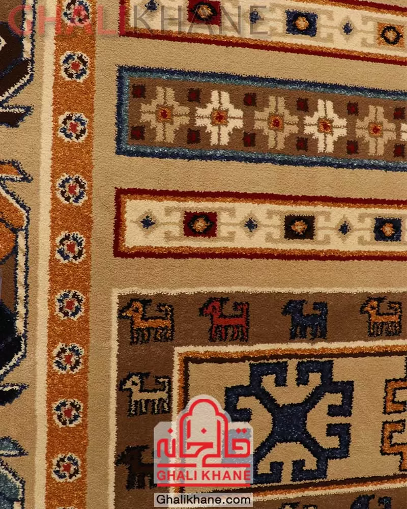 گلیم فرش ستاره کویر یزد کلکسیون شاهسون کد SH-W390-5113