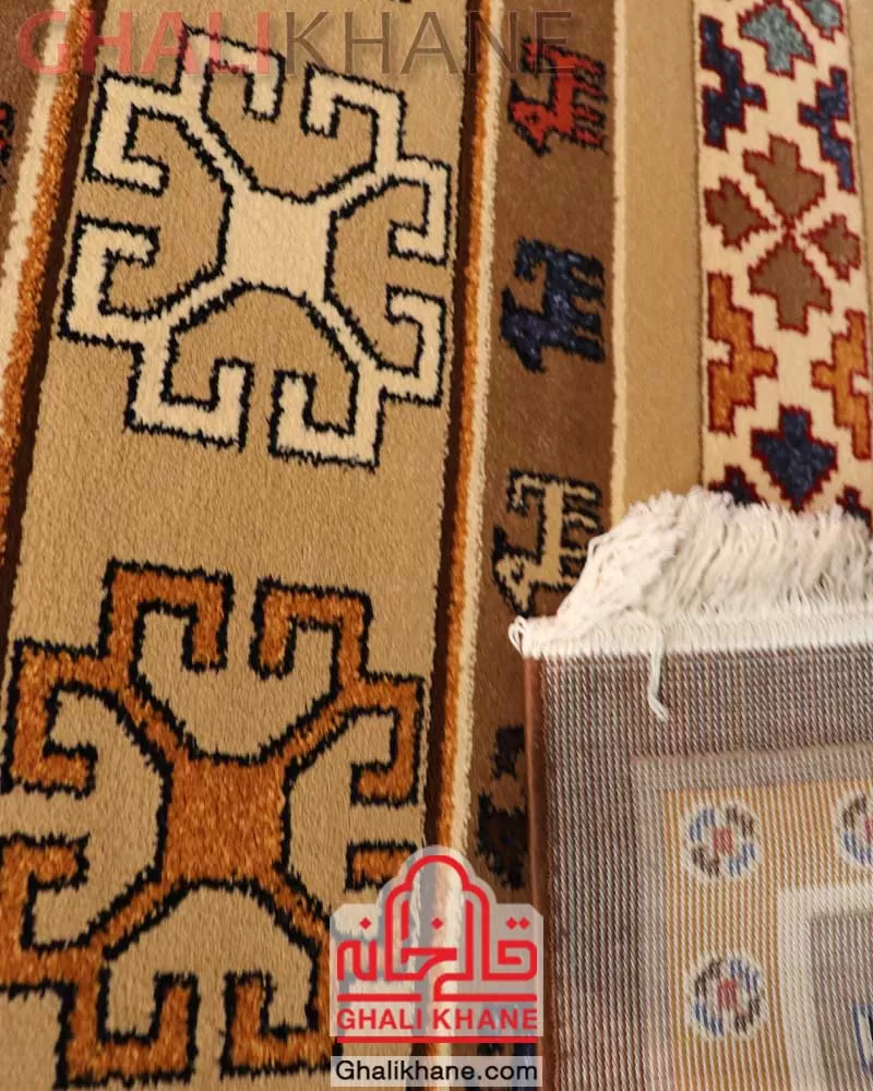 گلیم فرش ستاره کویر یزد کلکسیون شاهسون کد SH-W390-5113