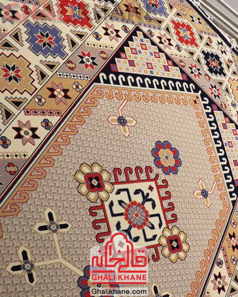 سوپر گلیم ماشینی ستاره کویر یزد کد GB-G43A-8530