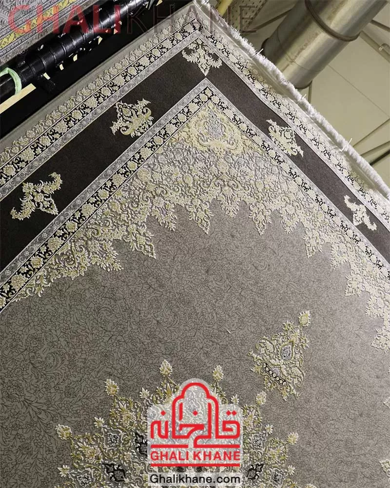 فرش زمرد مشهد 1200 شانه کد 23007 الماسی روشن