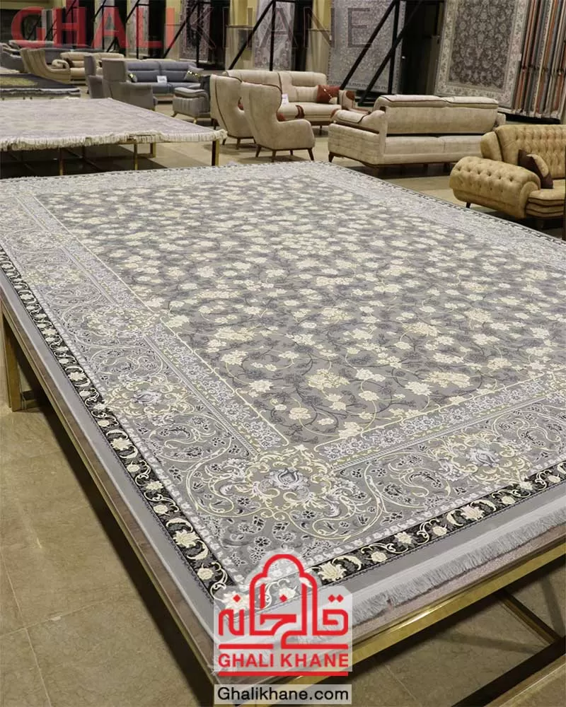 فرش زمرد مشهد کد 23009 الماسی روشن