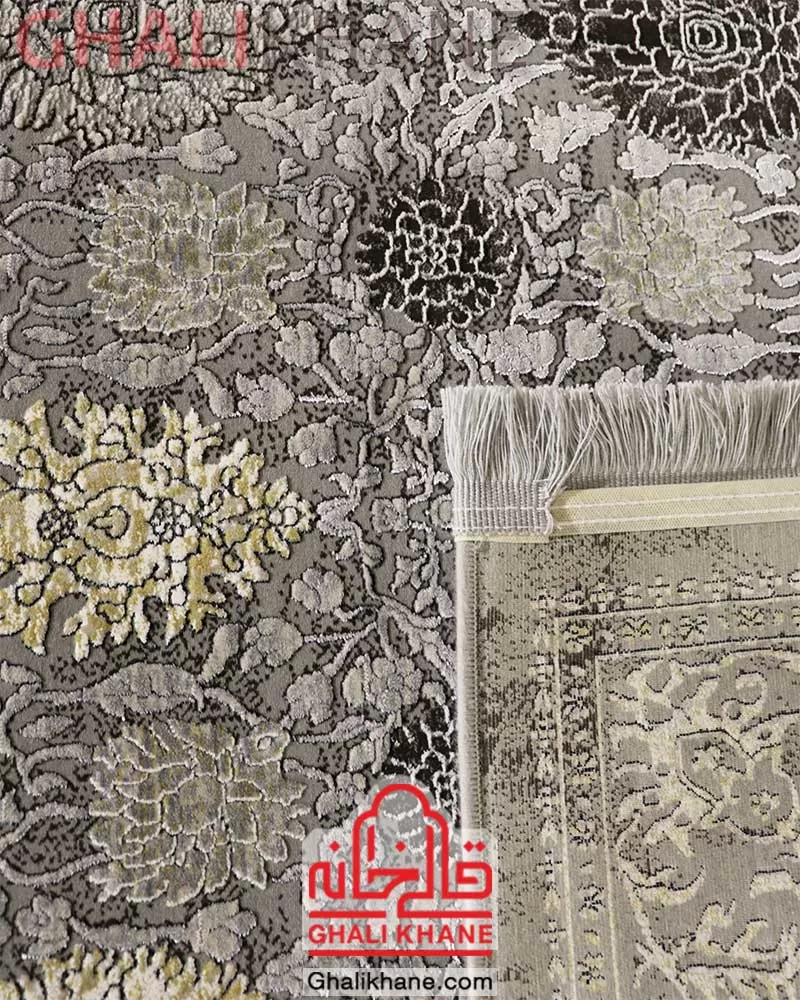 فرش زمرد مشهد کد 24000 الماسی روشن