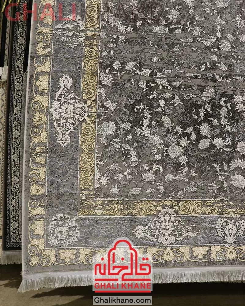 فرش زمرد مشهد کد 24004 الماسی روشن