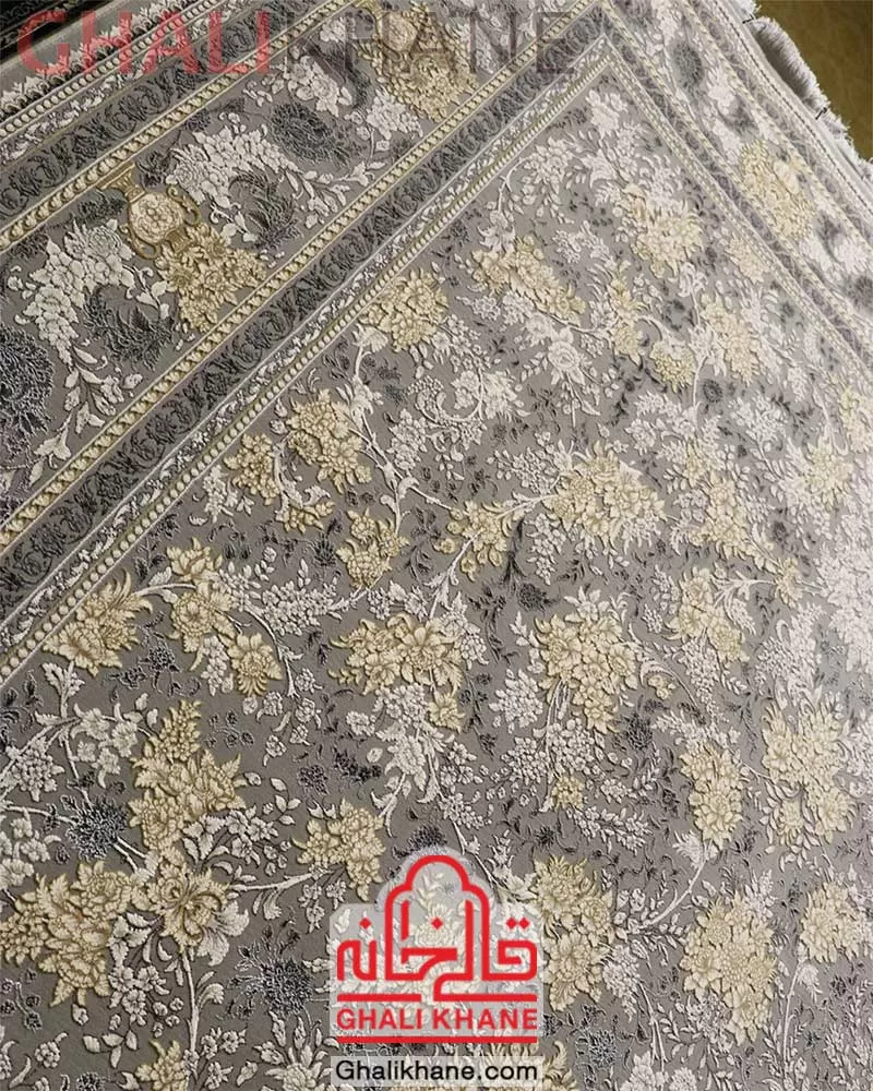 فرش زمرد مشهد کد 24006 الماسی روشن