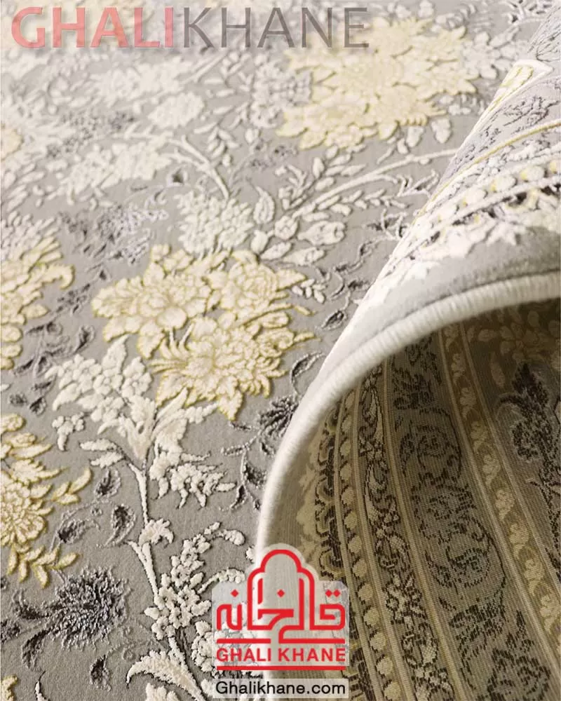 فرش زمرد مشهد کد 24006 الماسی روشن